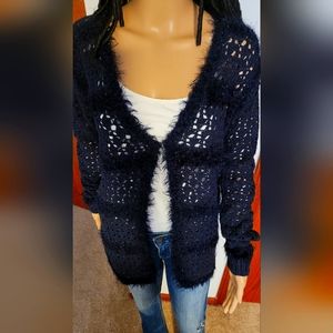 NWOT/ LOVE 21  Crochet Sweater (Holiday)
